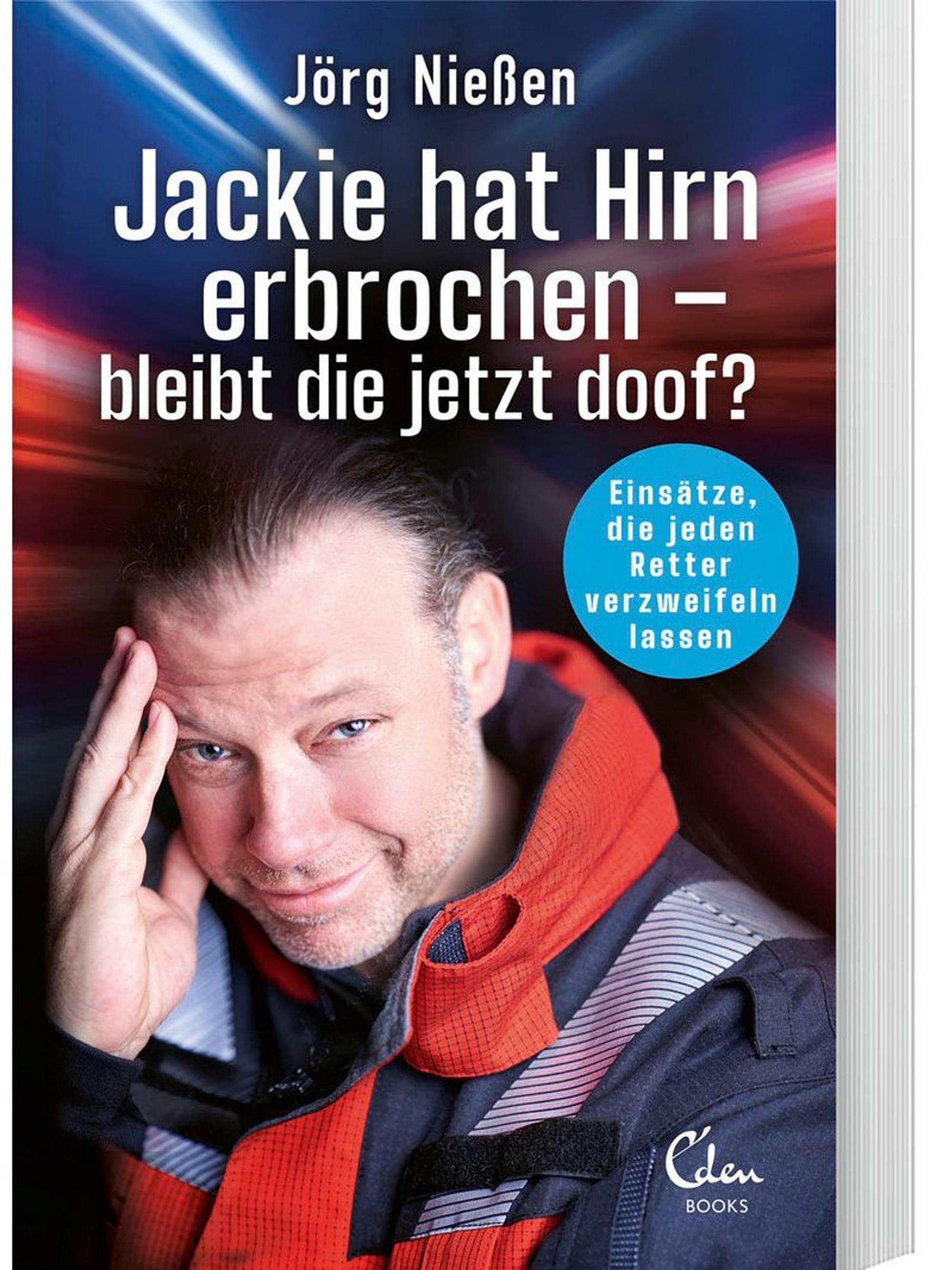 Jörg Nießen auf dem Titelblatt seines Buches.