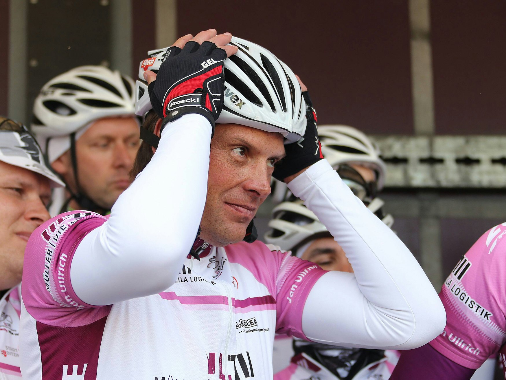 Der deutsche Rad-Star Jan Ullrich 2013 in Ditzungen.