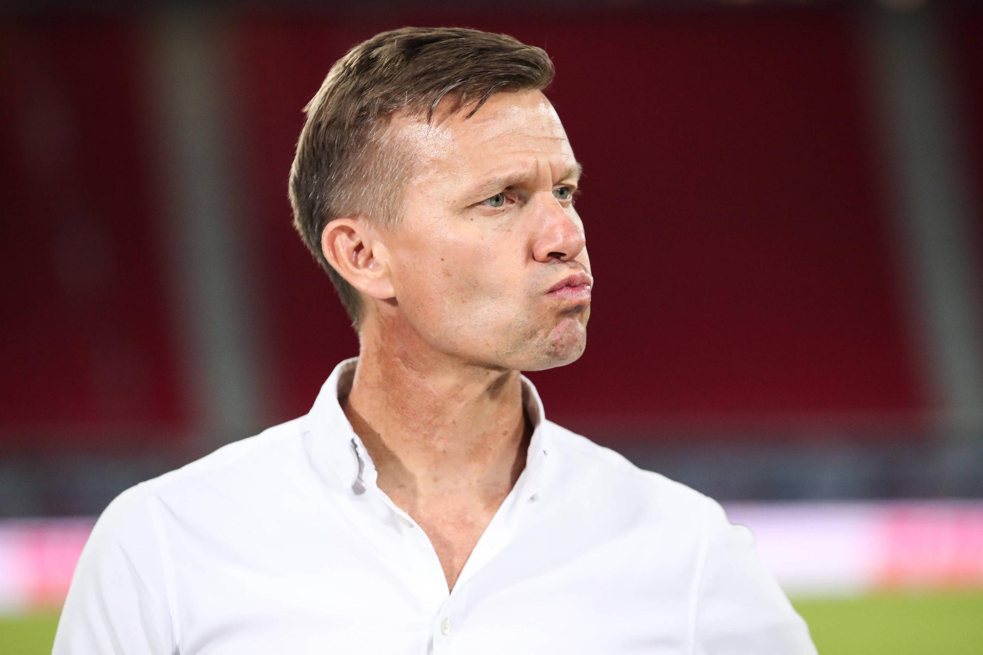 Jesse Marsch spitzt den Mund.
