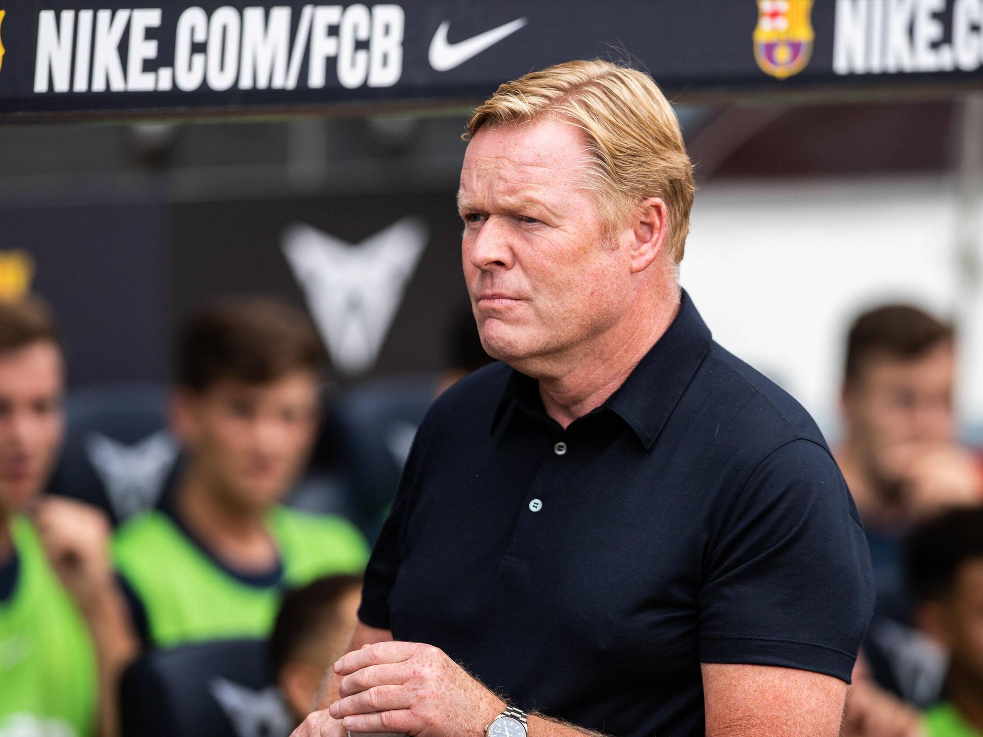 Ronald Koeman schaut skeptisch.