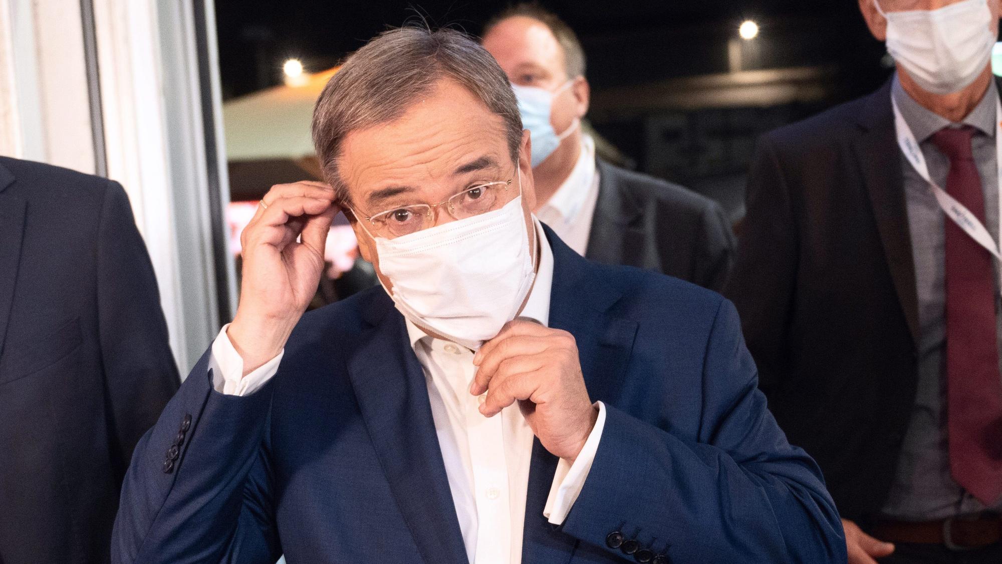 Armin Laschet nach dem zweiten TV-Triell am 12. September.