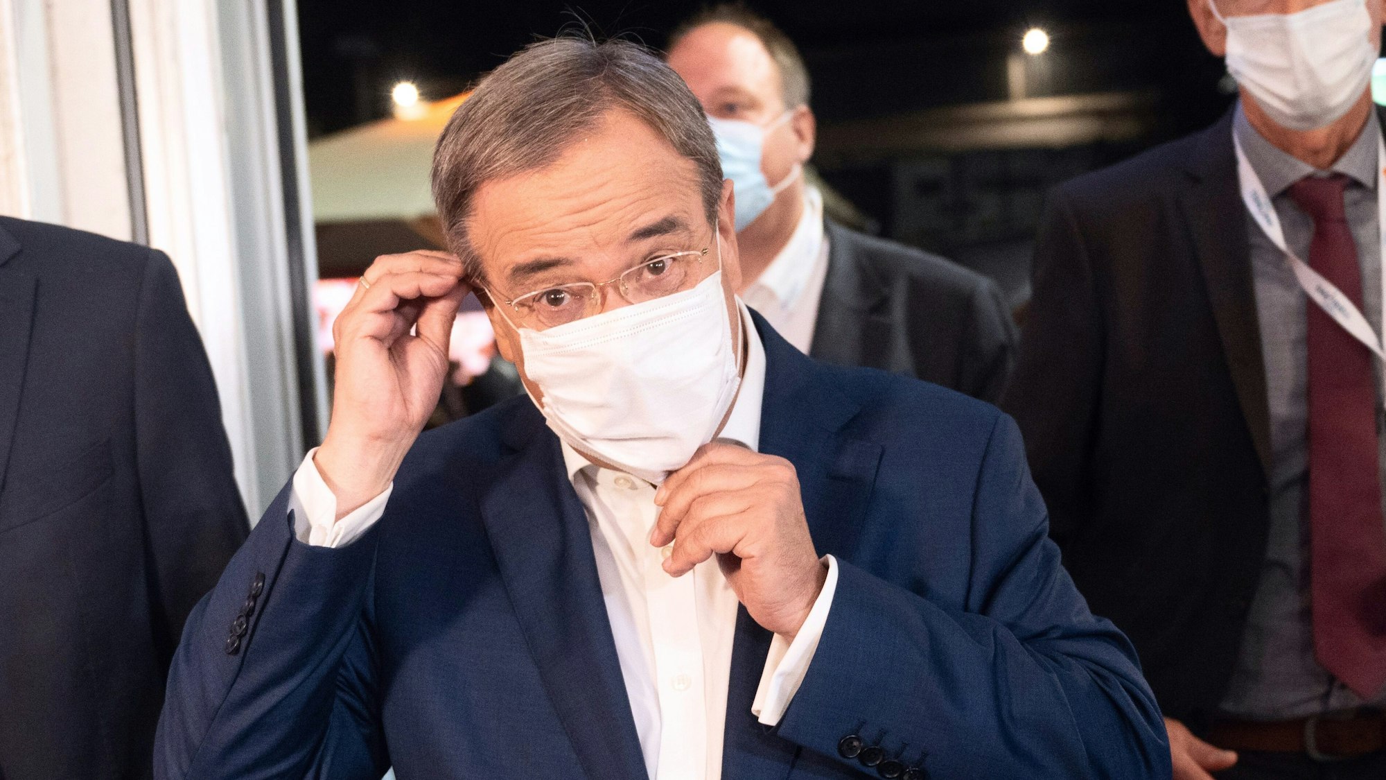 Armin Laschet nach dem zweiten TV-Triell am 12. September.