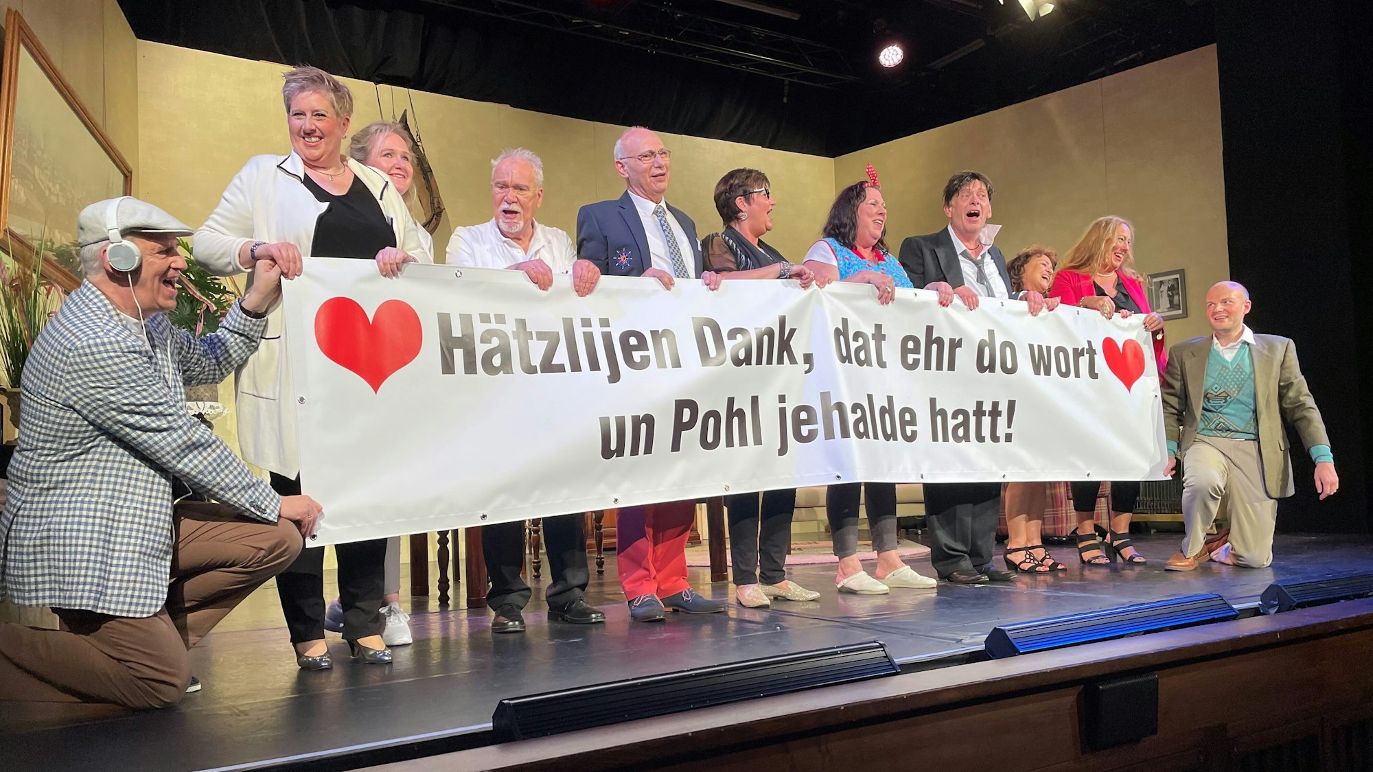 Das Kumde-Ensemble bei der Premiere im Juni in der Volksbühne am Rudolfplatz.