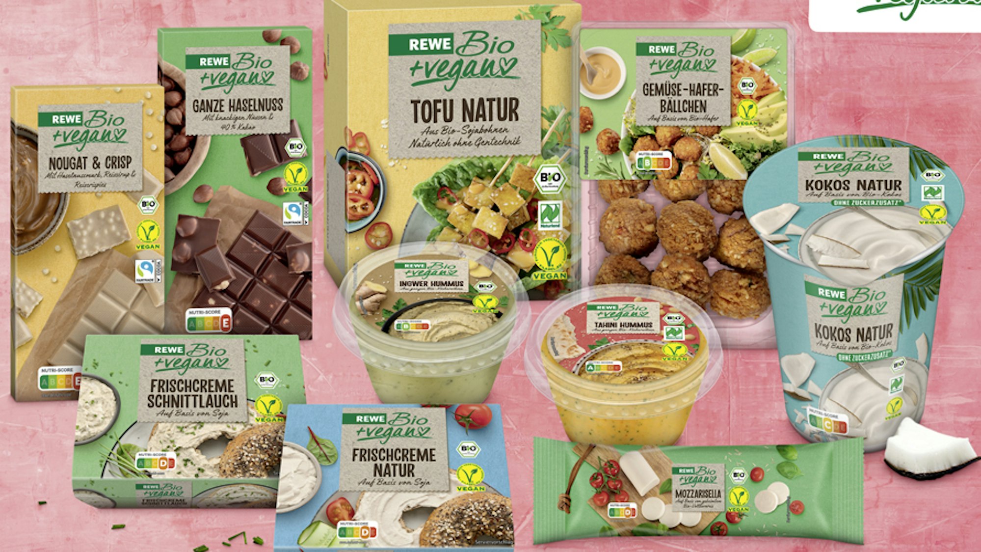 Rewe Logo Bio vegan +