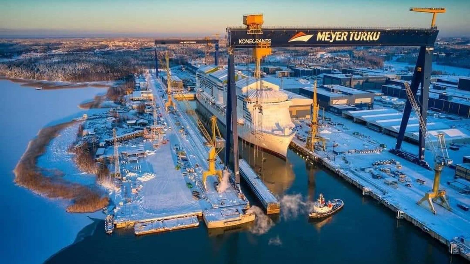 Die „Costa Toscana“ wird derzeit in der Meyer Werft im finnischen Turku gebaut.