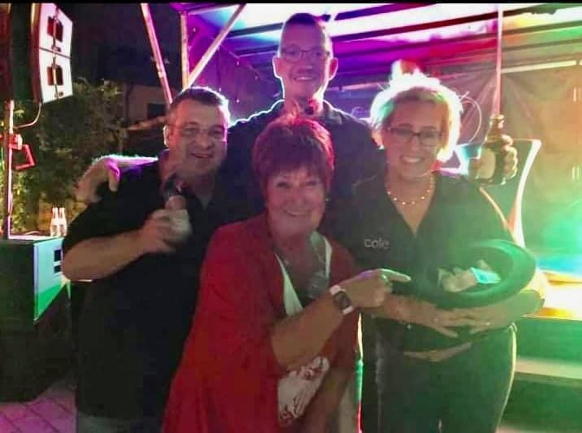 Marita Köllner bei einem Auftritt in Merl