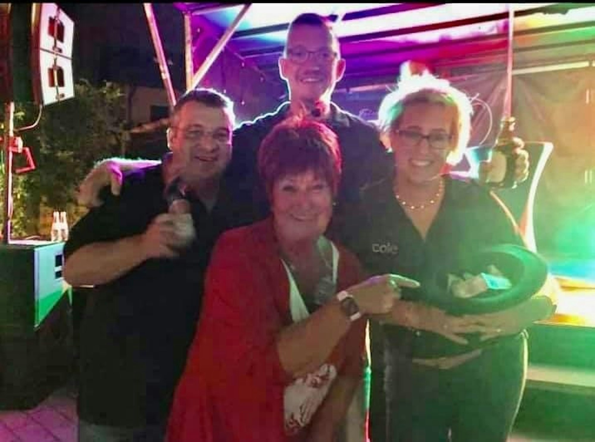 Marita Köllner bei einem Auftritt in Merl