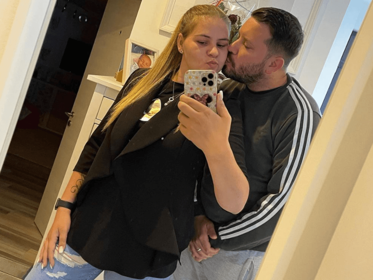 Sylvana Wollny mit Freund Florian Köster gemeinsam auf einem Foto vom 14. September.