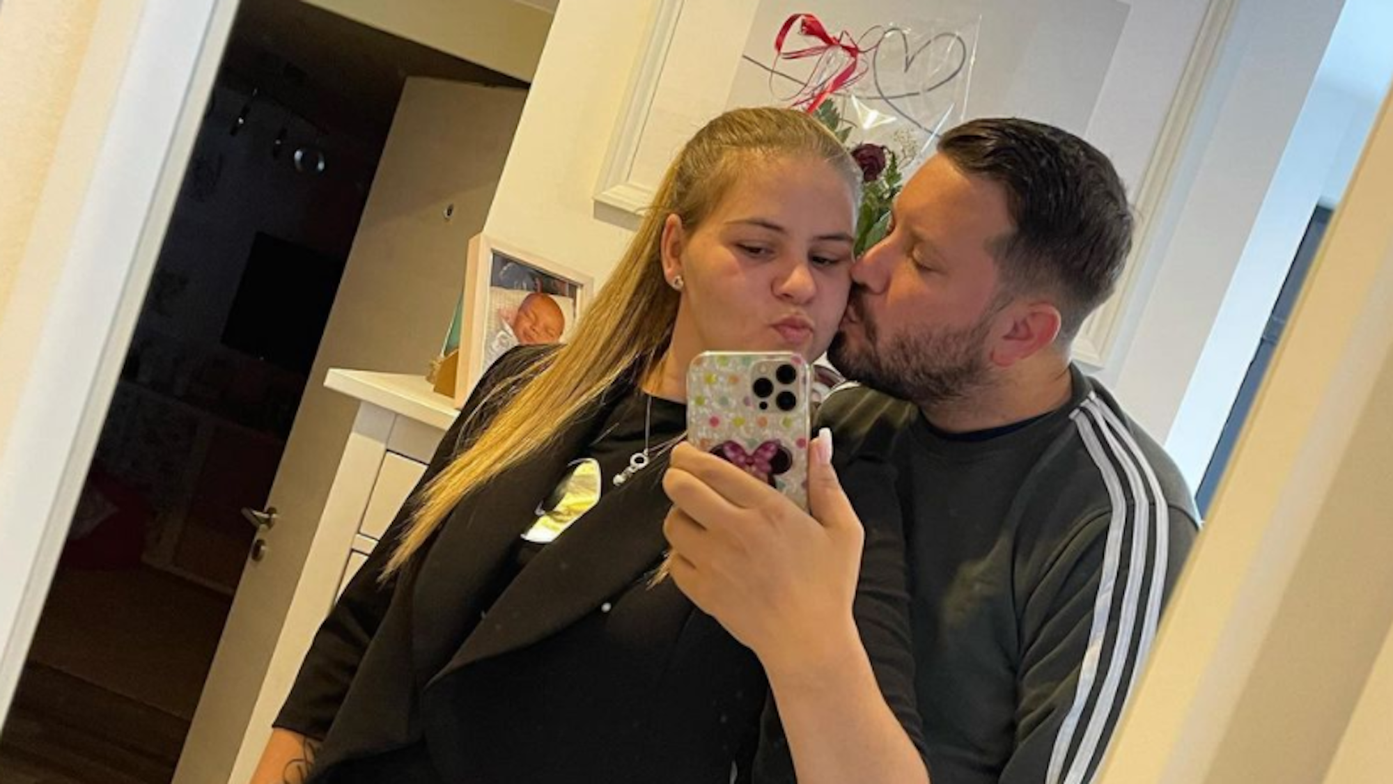 Foto von Sylvana Wollny (l.) mit Freund Florian Köster (r.) aus Instagram vom 10. September 2021. Gescreenshotet am 14.09.2021 zum Zwecke der Berichterstattung.