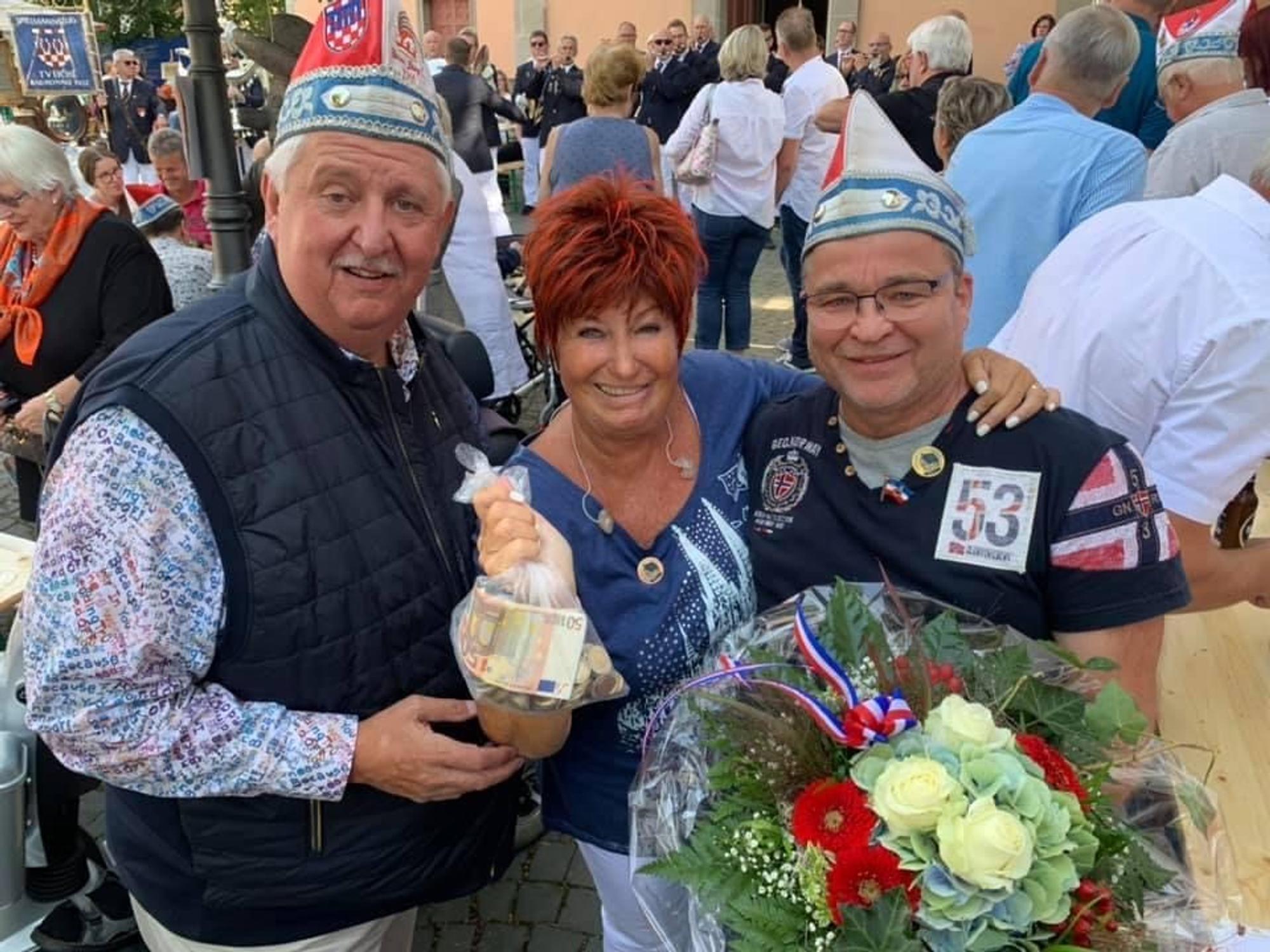 Marita Köllner bei einem Auftritt in Bad Honnef