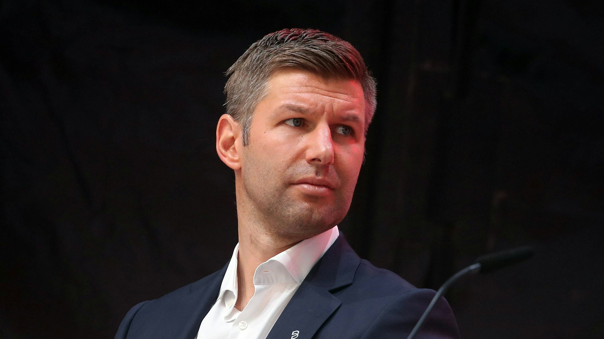 Thomas Hitzlsperger auf dem Podium