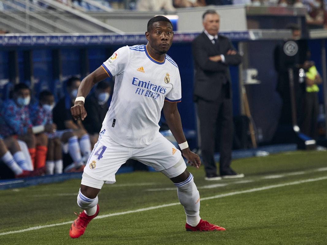 David Alaba an der Seitenlinie