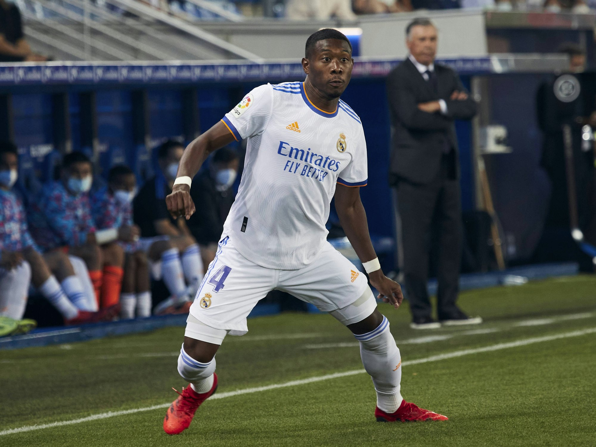 David Alaba an der Seitenlinie