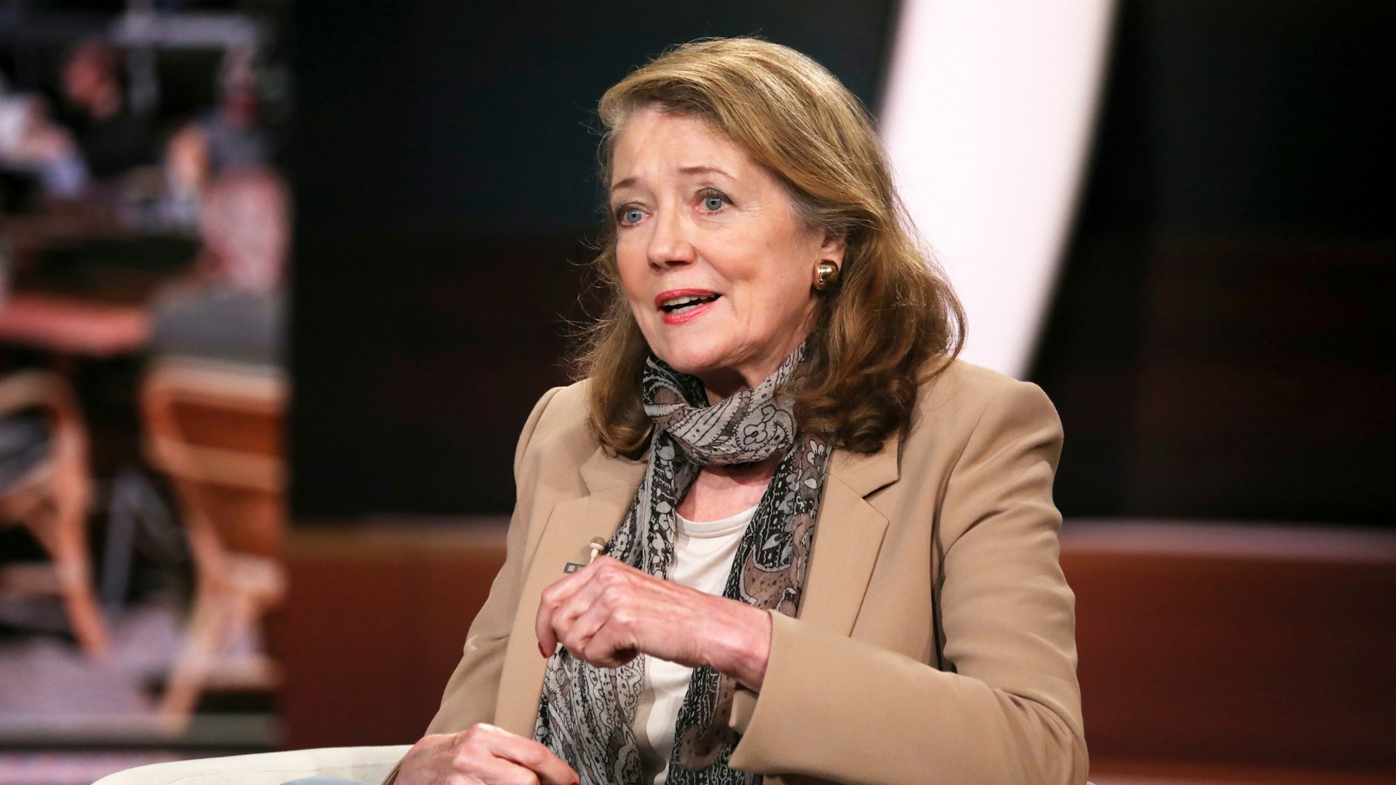 Prof. Helga Rübsamen-Schaeff am 14. September 2021 in der ZDF-Talkshow „Markus Lanz“.