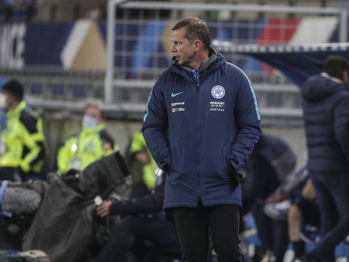 Jaroslav Kentos an der Seitenlinie