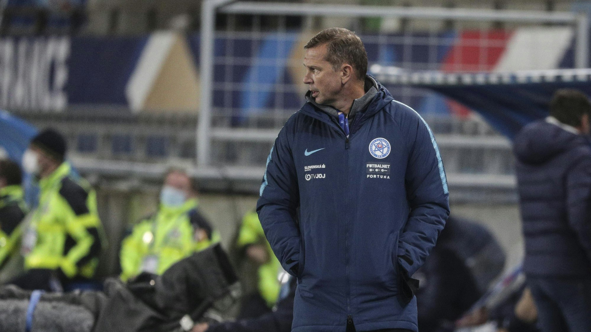 Jaroslav Kentos an der Seitenlinie