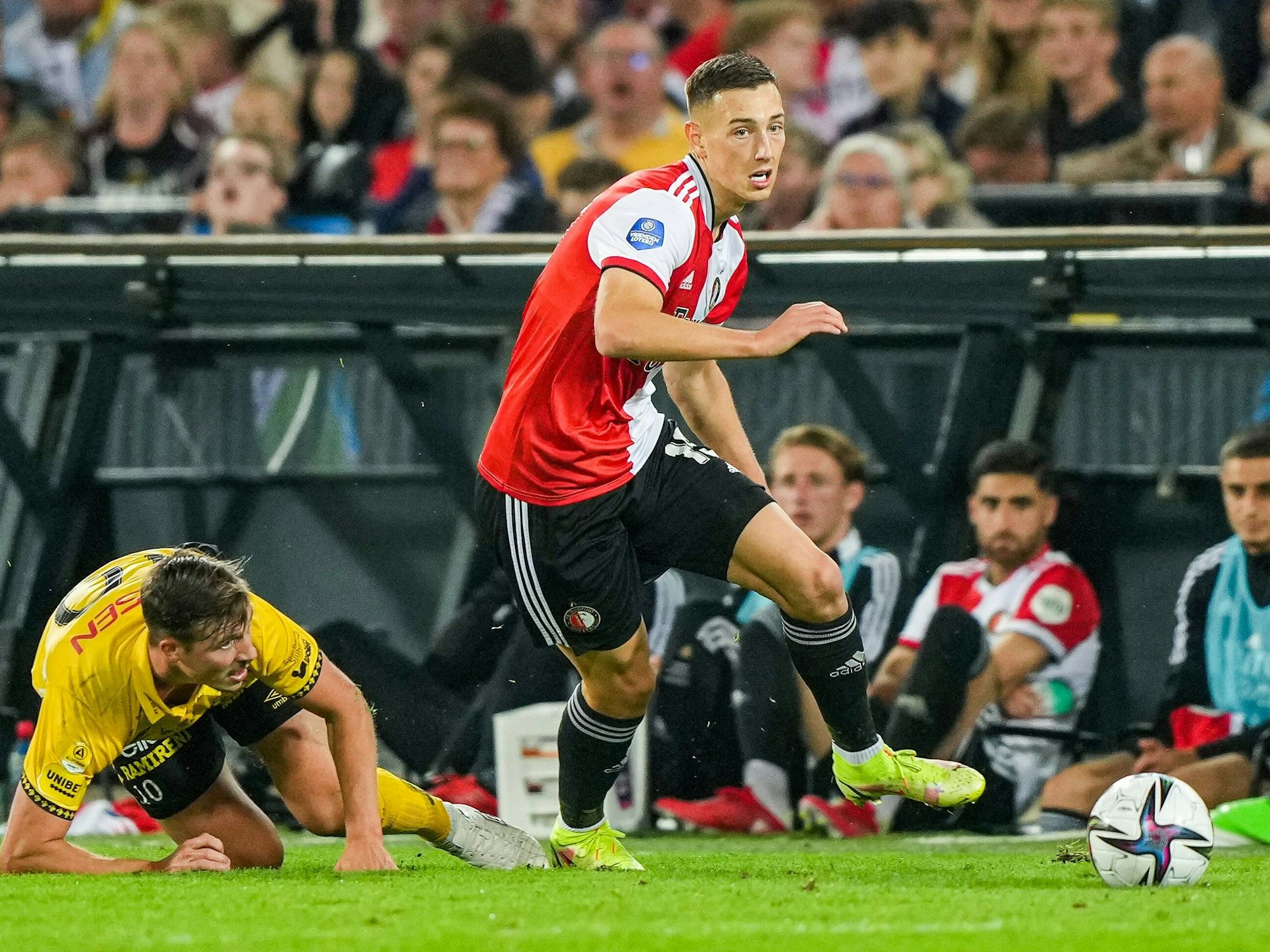 Robert Bozenik am Ball