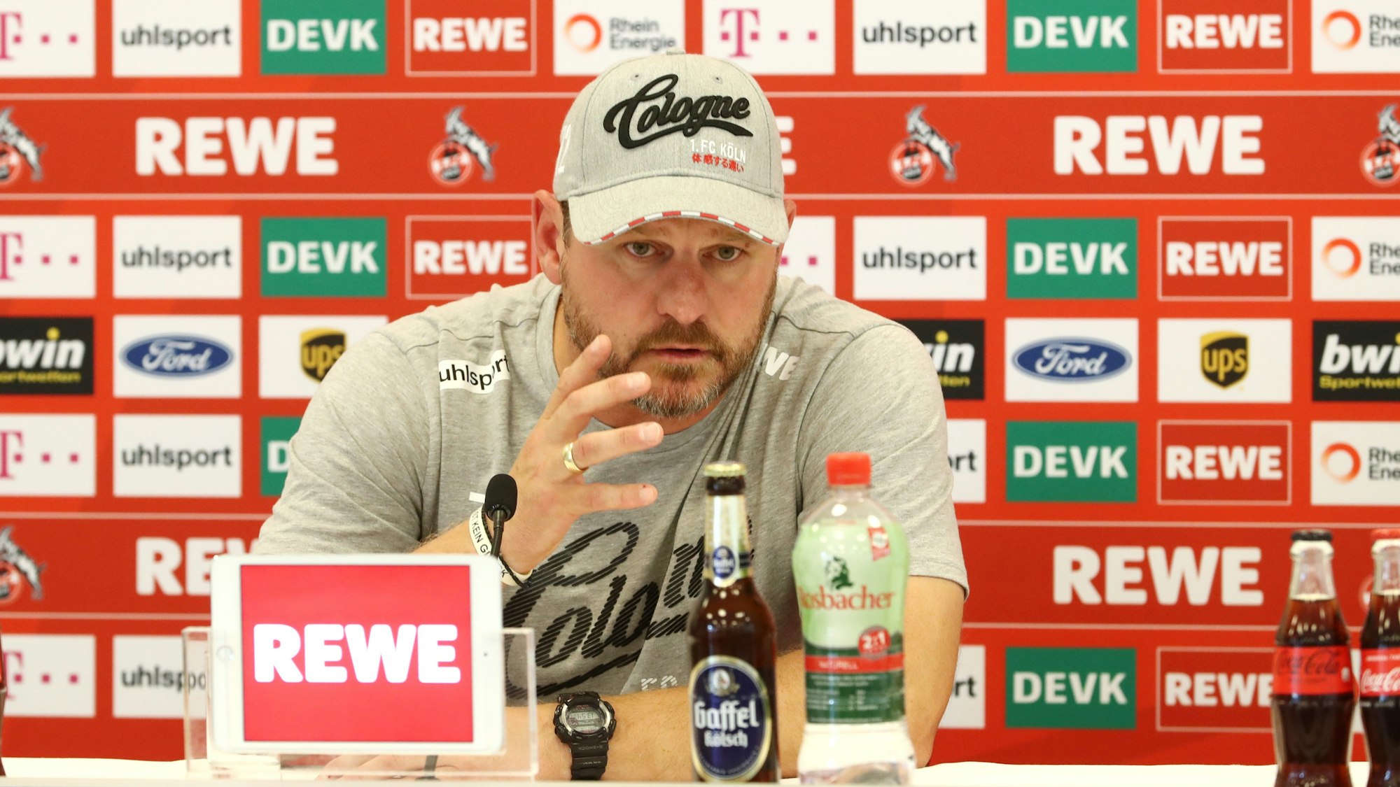 Pressekonferenz mit FC-Trainer Steffen Baumgart.