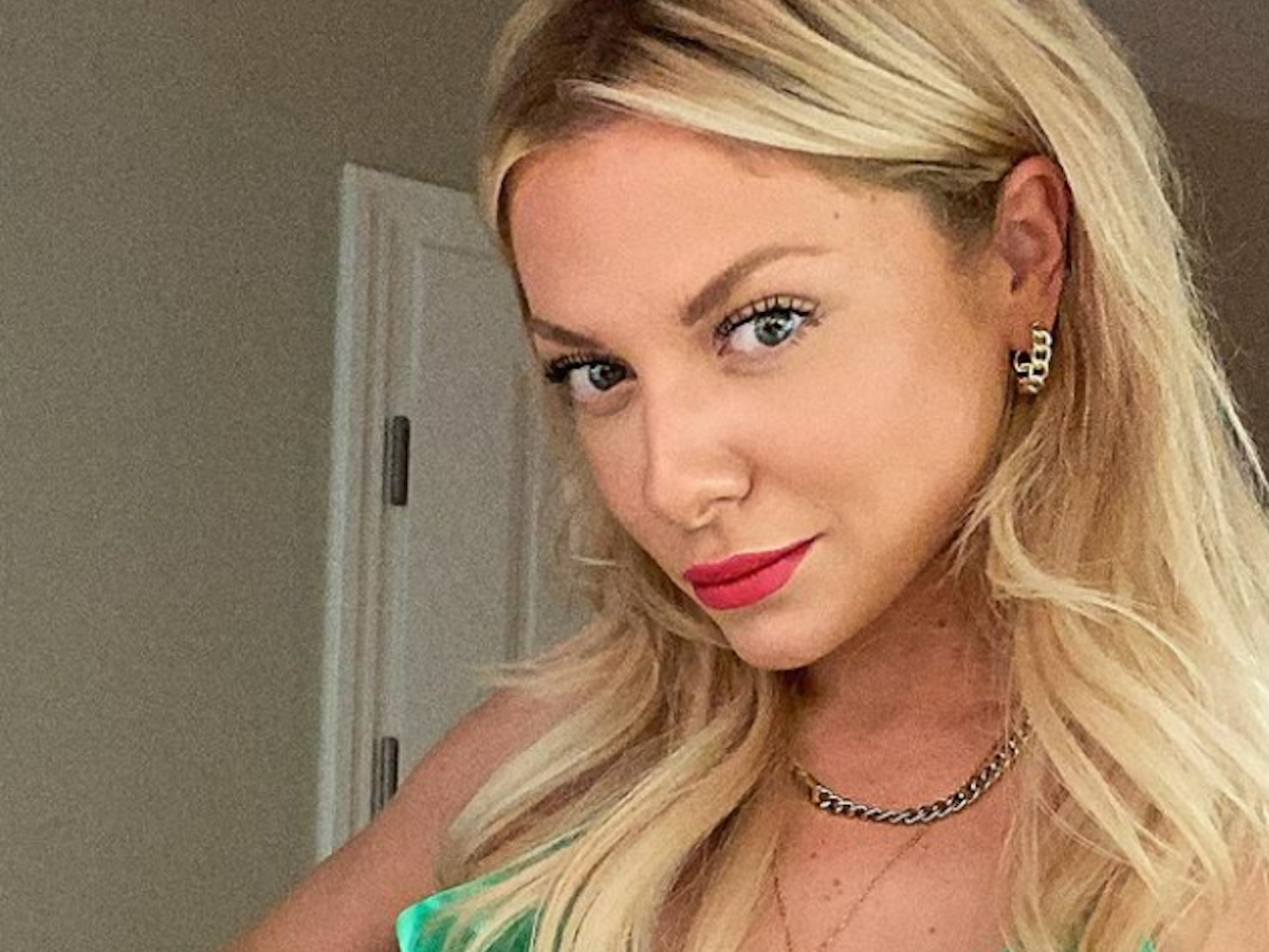 Valentina Pahde lächelt auf einem Instagram-Selfie vom 19.07.2021.