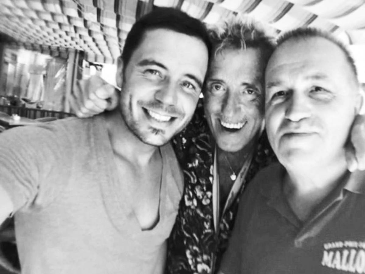 Selfie von Lorenz Büffel, Volker Damm und Michael Pioneck.