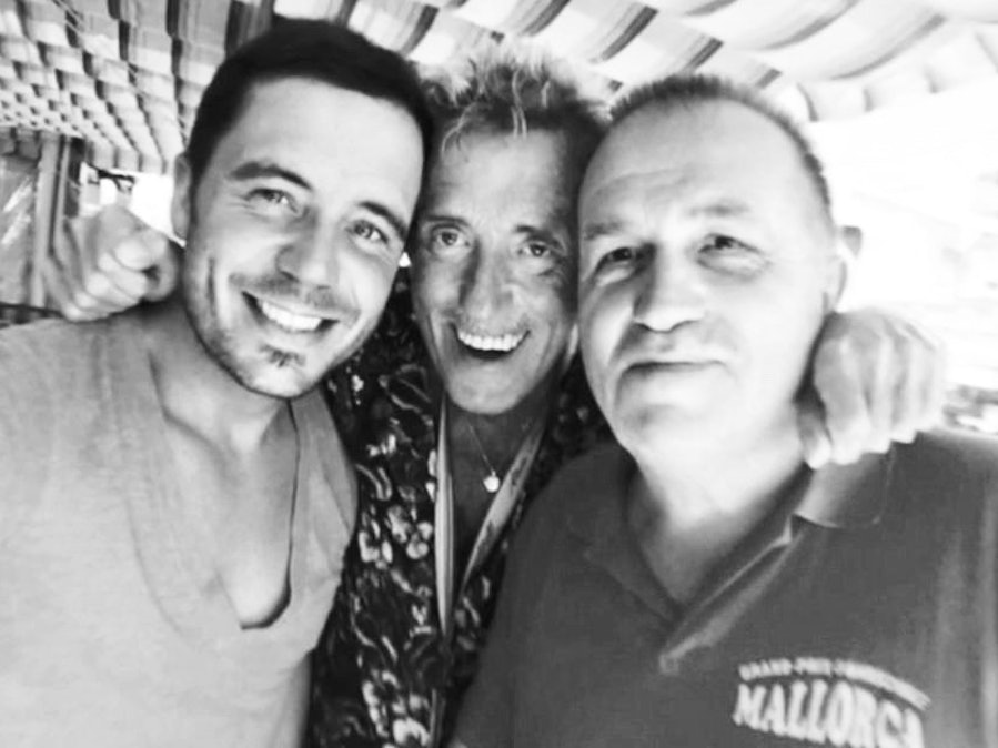 Selfie von Lorenz Büffel, Volker Damm und Michael Pioneck.