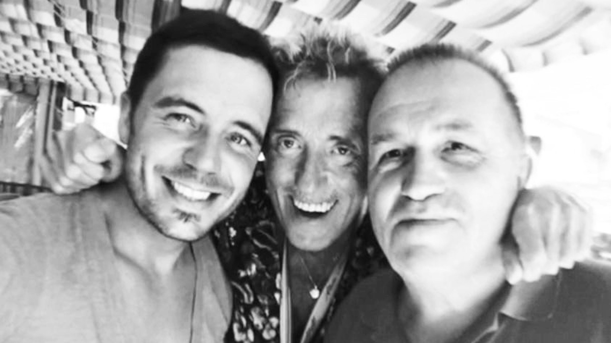 Selfie von Lorenz Büffel, Volker Damm und Michael Pioneck.