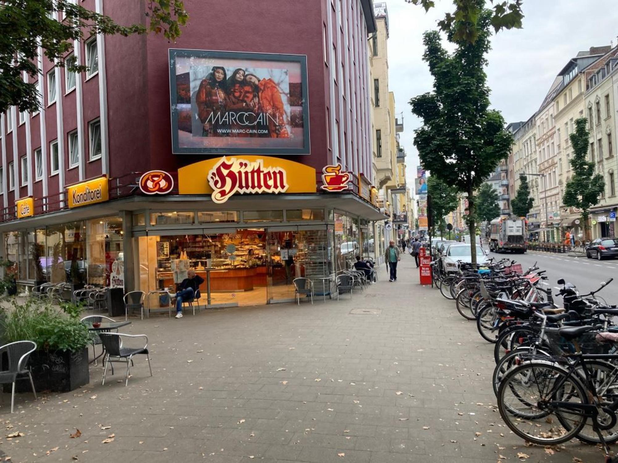Die Traditions-Bäckerei Hütten in der Kölner Südstadt.