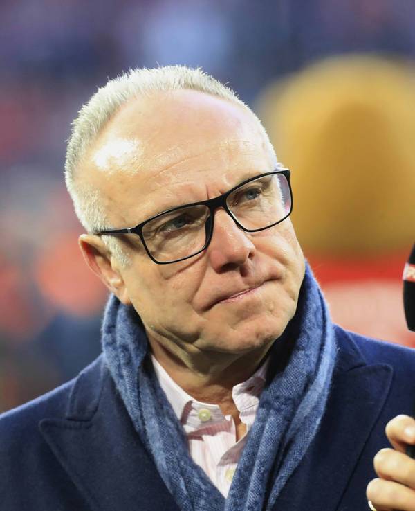 Michael Rummenigge bei einem Sky-Interview am 6. April 2019.
