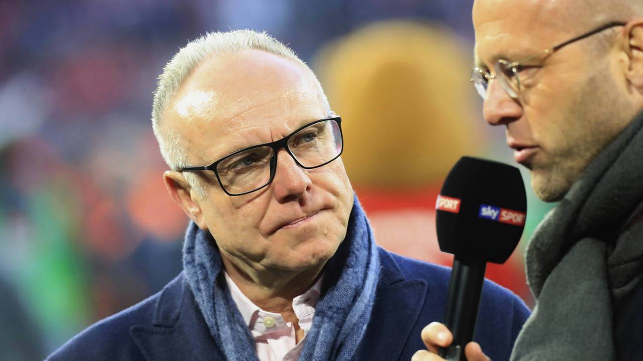 Michael Rummenigge bei einem Sky-Interview am 6. April 2019.