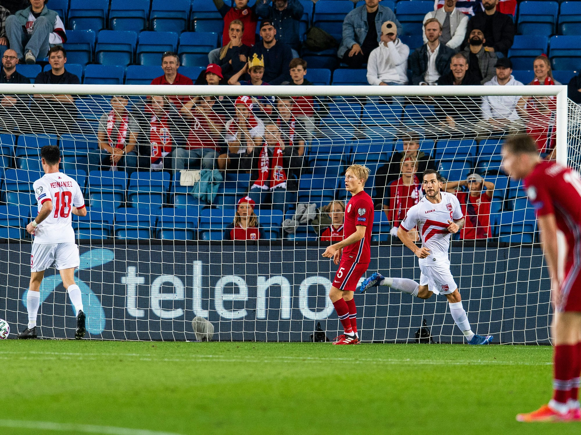 Reece Styche trifft gegen Norwegen.