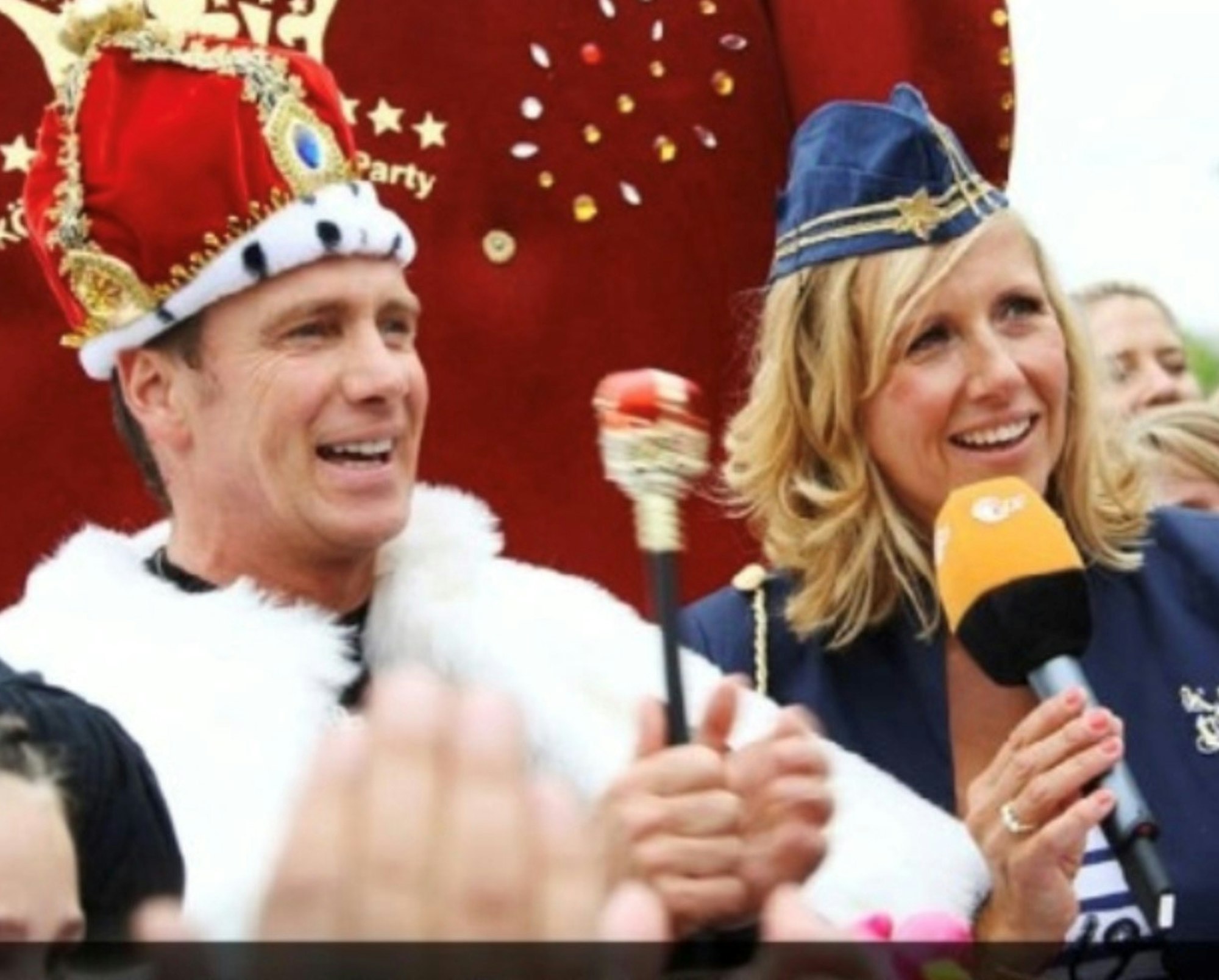 Jürgen Milski mit Andrea Kiewel