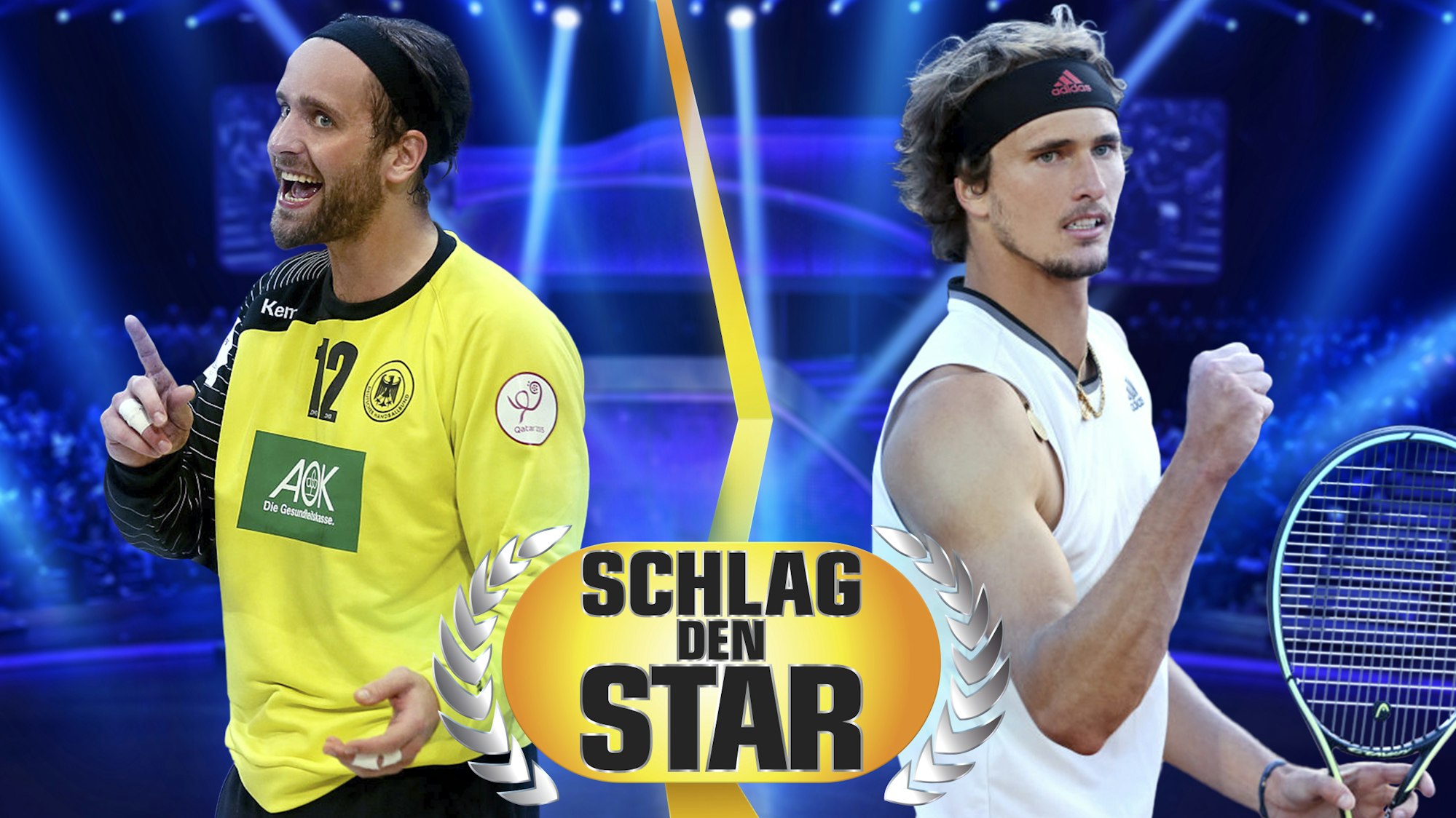 Die neuen Kandidaten von „Schlag den Star“ stehen fest: Silvio Heinevetter (l.) und Alexander Zverev (r.) treten am 18. September gegeneinander an.