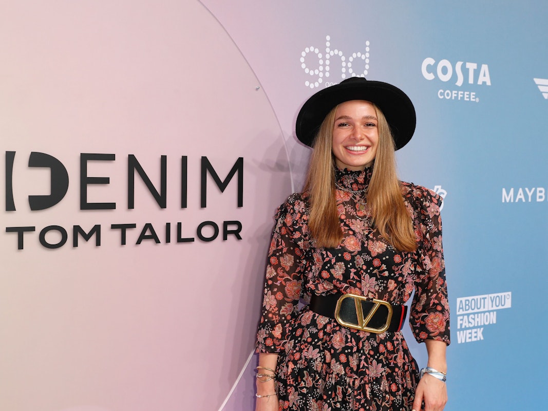 Moderatorin Lola Weippert bei der „About You“-Fashion Week in Berlin Mitte September 2021