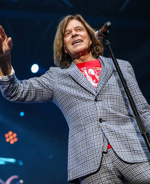 Sänger Jürgen Drews tritt im Oktober 2019 bei der „Schlagernacht des Jahres“ in der Hanns-Martin-Schleyer-Halle auf.