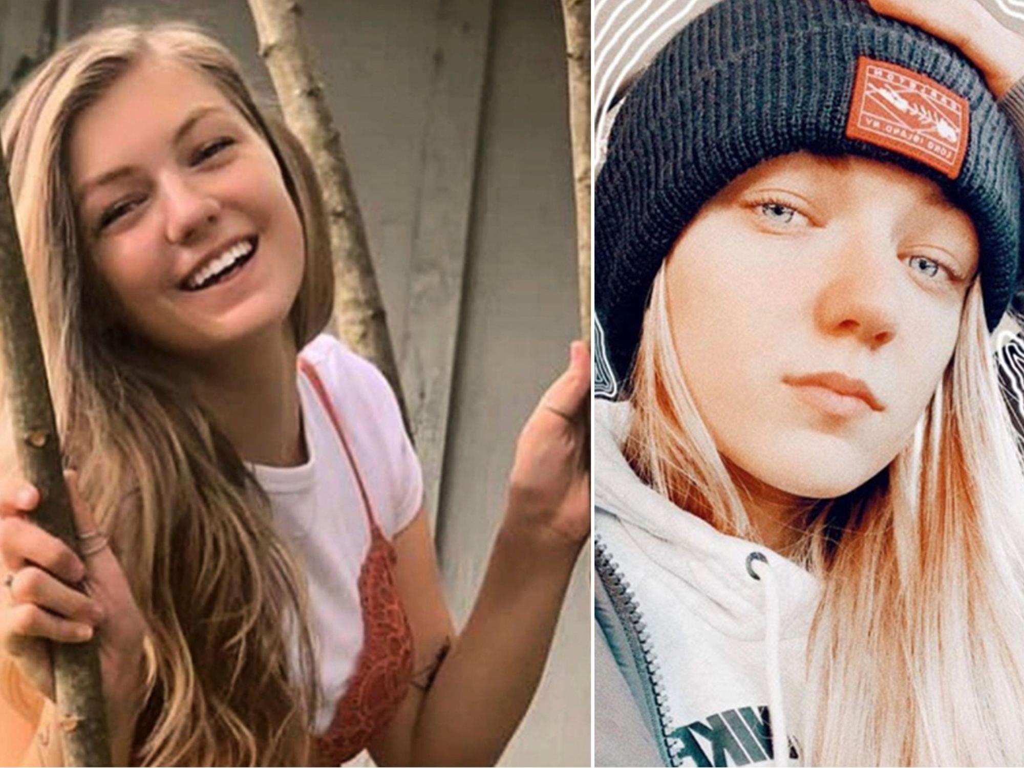 Die Bildkombo zeigt Gabby Petito, deren Leiche wohl nun gefunden wurde. Die Bilder wurden vom FBI Denver veröffentlicht.