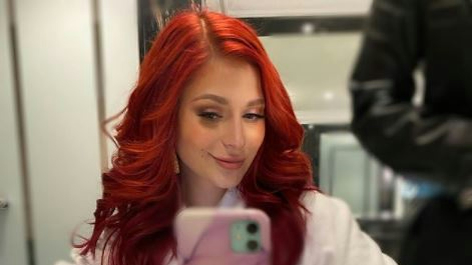 Marie Reim lächelt auf einem Instagram-Selfie vom 7. September 2021. Screenshot zur Berichterstattung erstellt.