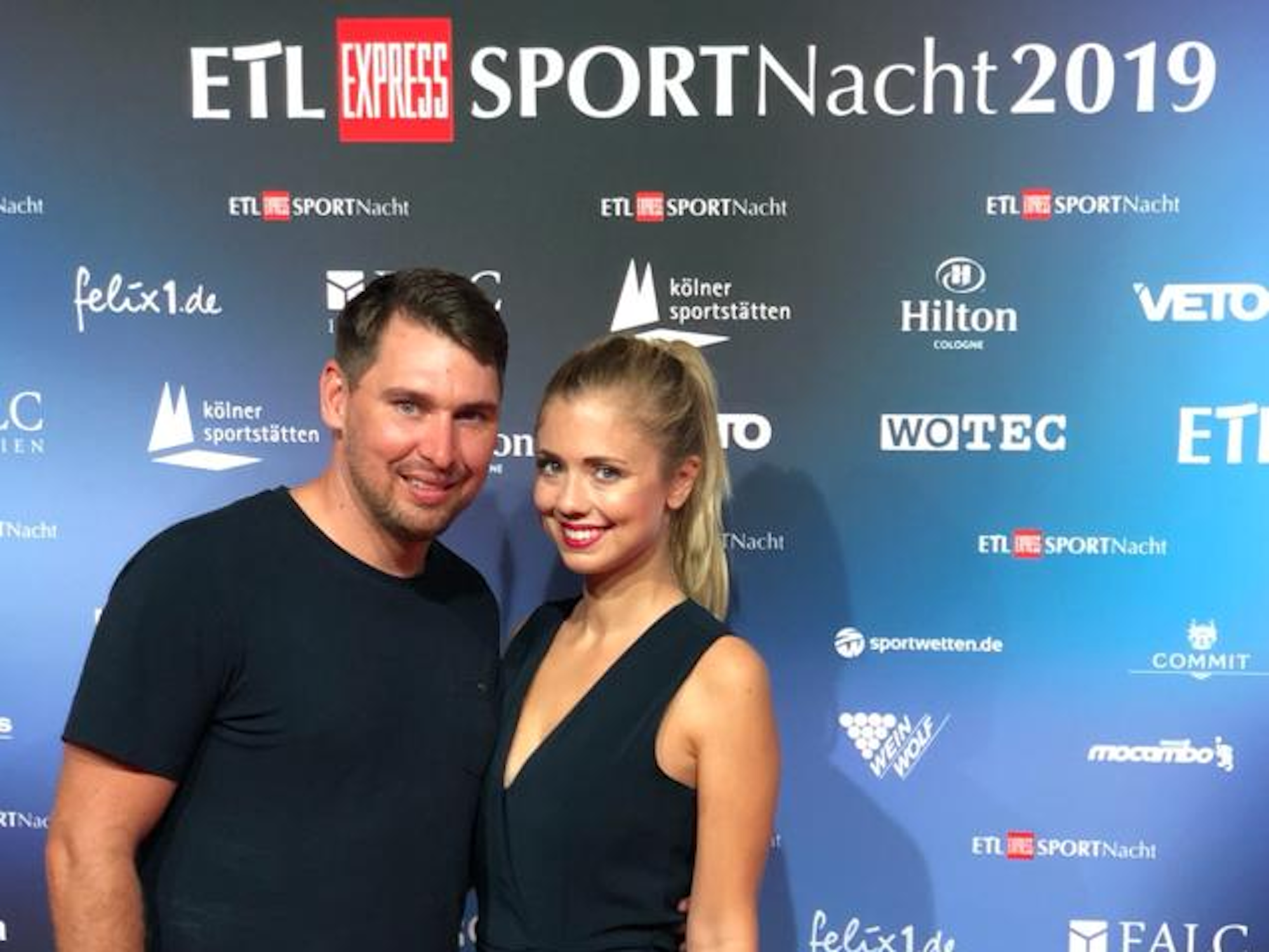 Ehepaar Helmes bei der EXPRESS Sportnacht 2019