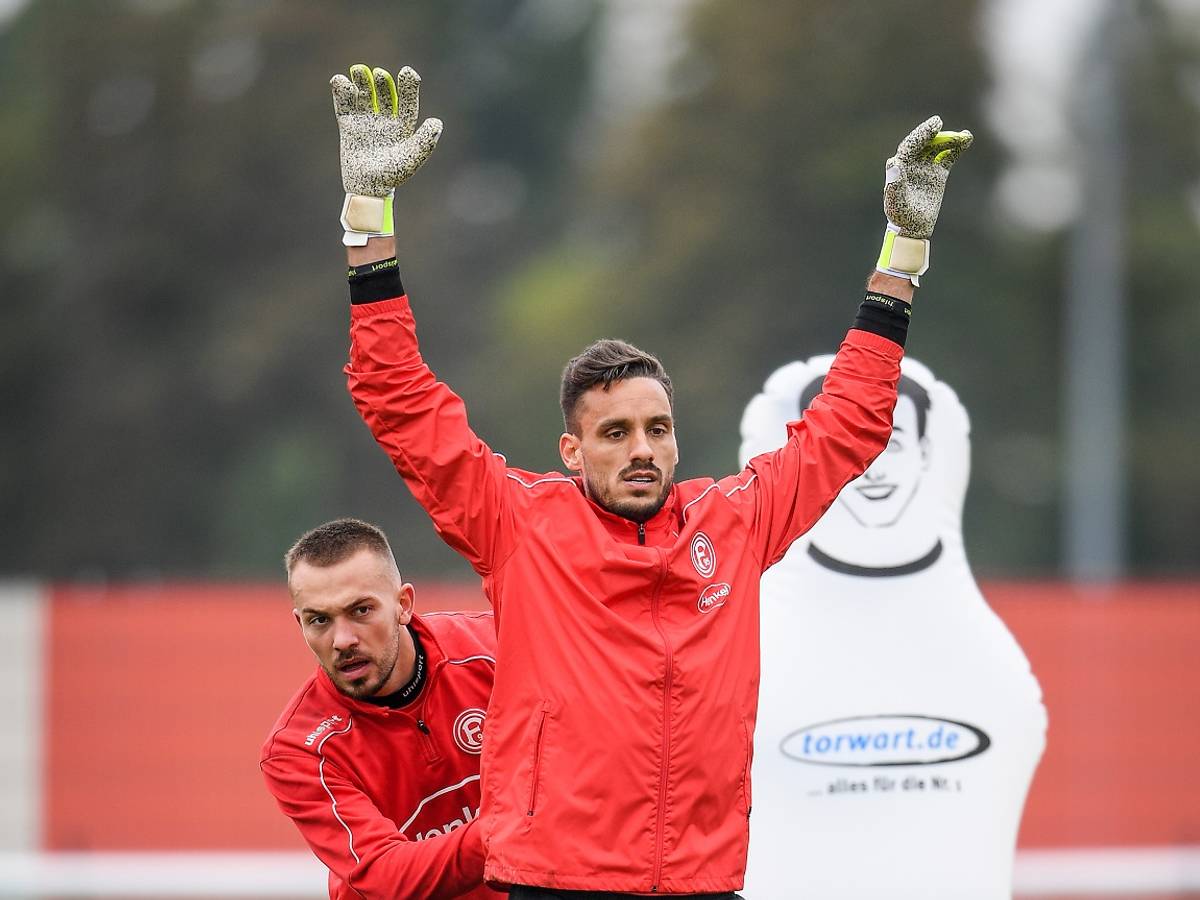 Florian Kastenmeier und Raphael Wolf beim Training