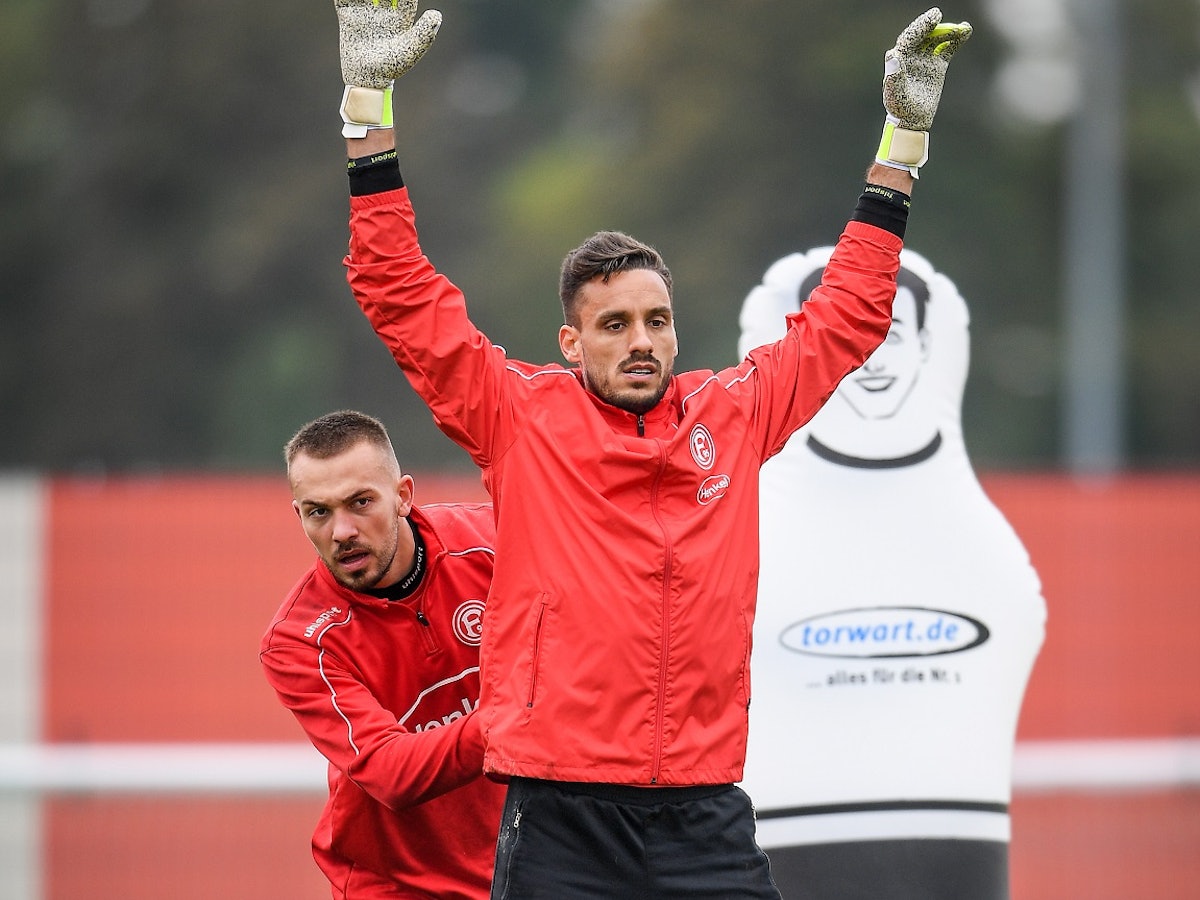 Florian Kastenmeier und Raphael Wolf beim Training