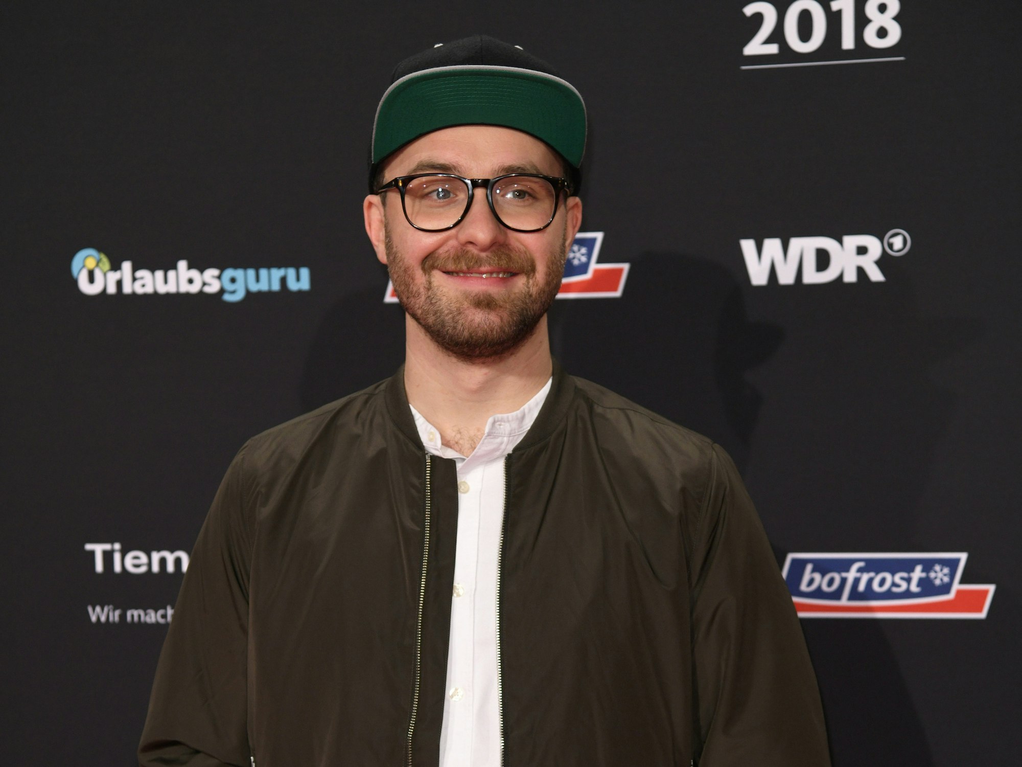 Mark Forster kommt zur Verleihung des Musikpreises 1Live Krone.