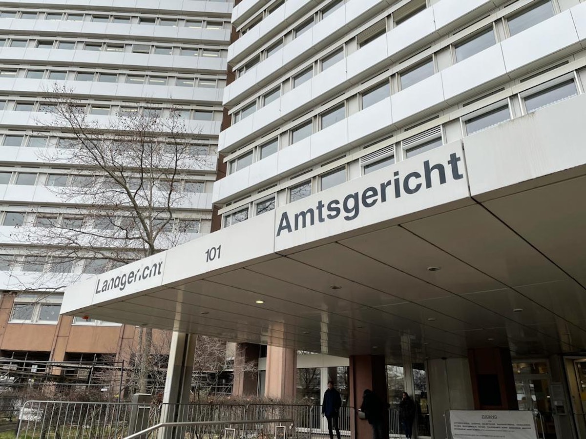 Der Eingang zum Land- und Amtsgericht in Köln.