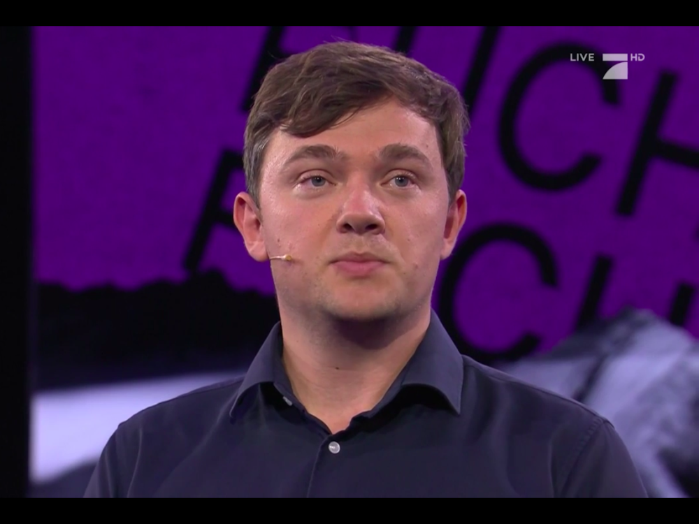 Peter Horstmann, Warendorfer Bürgermeister, forderte in der ProSieben-Bundestagswahl-Show von den anwesenden Politikern, die Flüchtlingskrise am Mittelmeer schnell zu lösen.