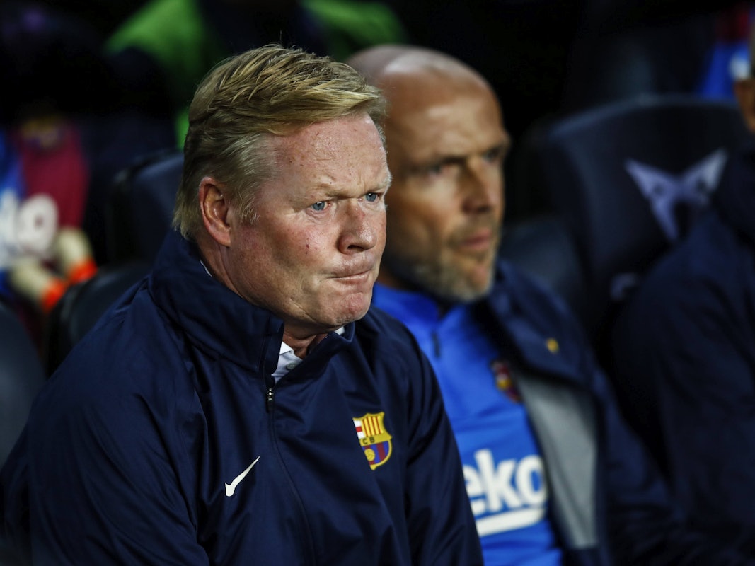 Ronald Koeman sichtlich frustriert