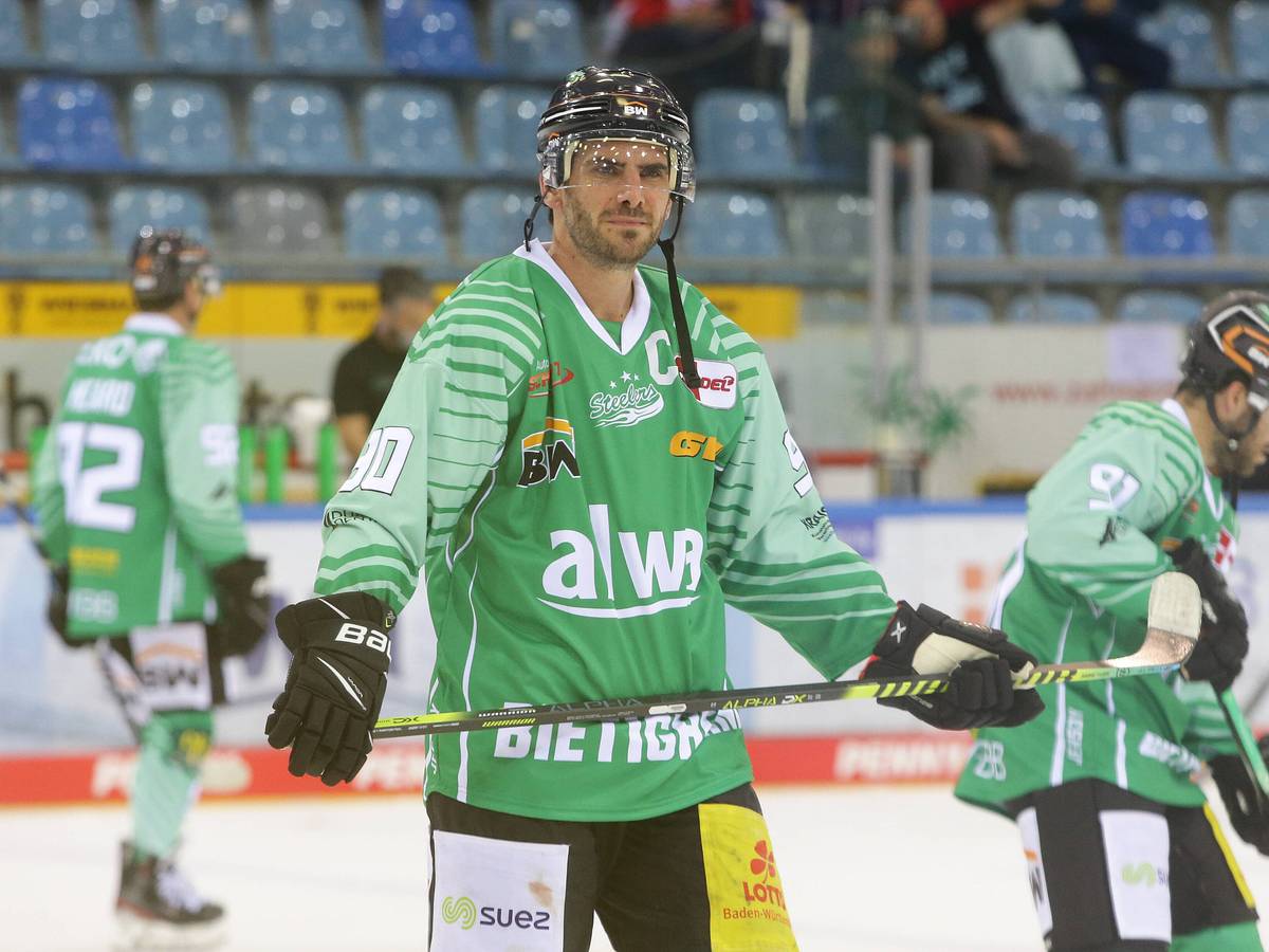 Constantin Braun im Trikot der Bietigheim Steelers