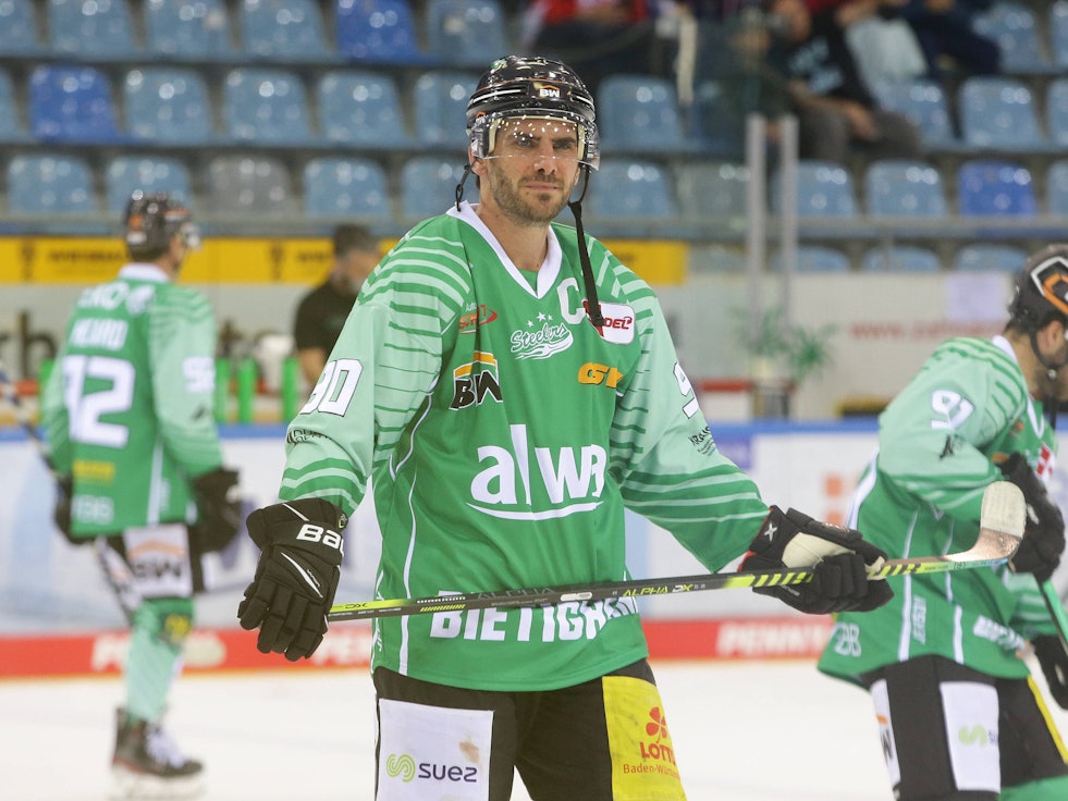 Constantin Braun im Trikot der Bietigheim Steelers
