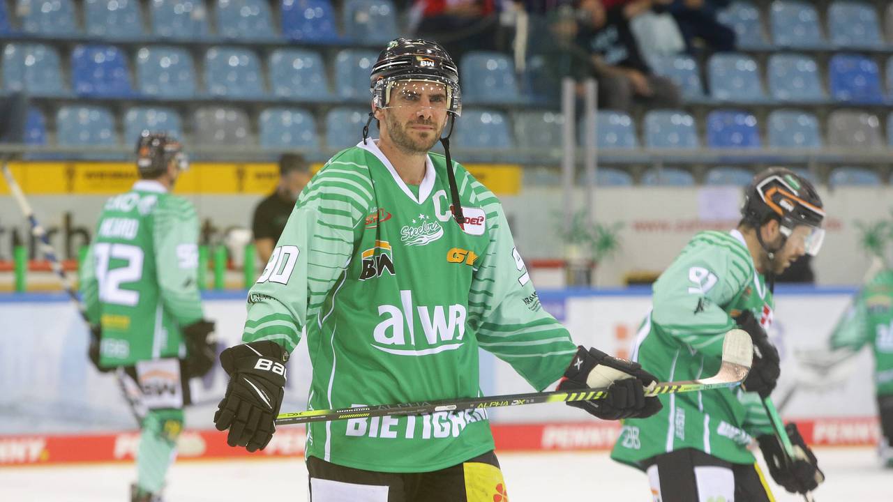 Constantin Braun im Trikot der Bietigheim Steelers