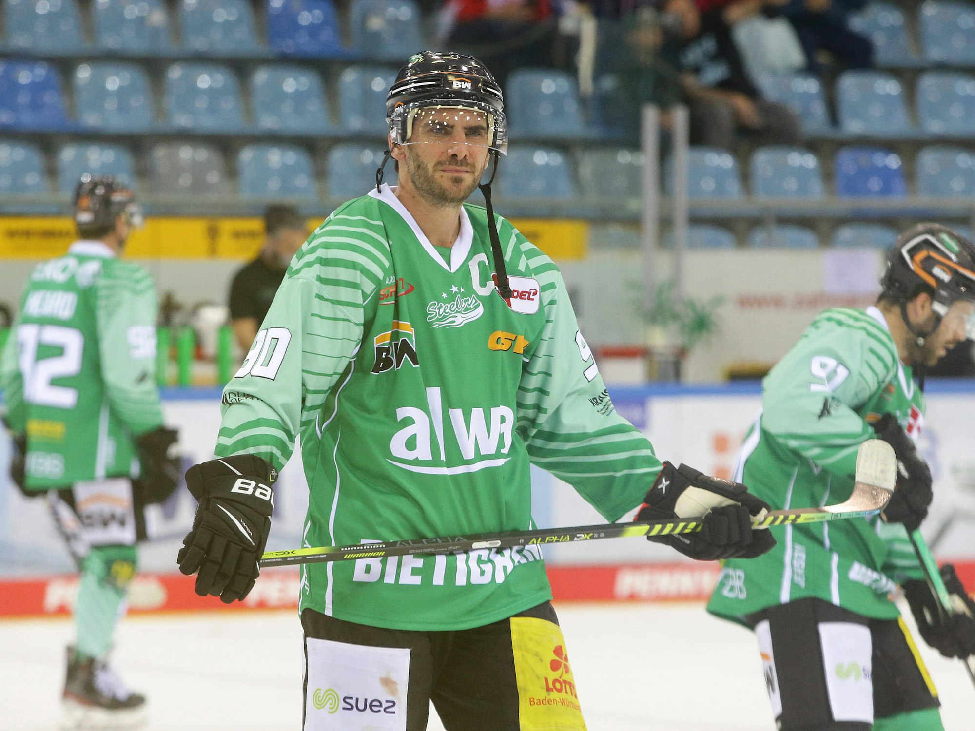 Constantin Braun im Trikot der Bietigheim Steelers