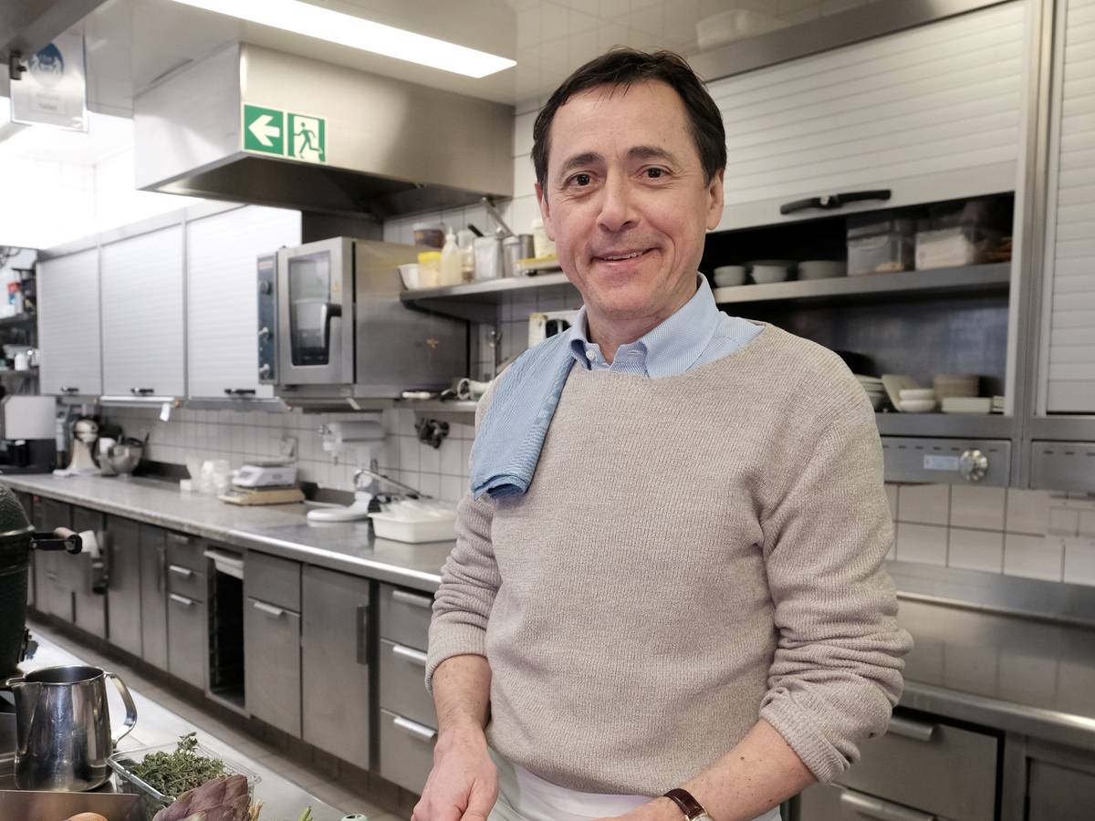 Kölner Gastronom Vincent Moissonnier im Restaurant Le Moissonnier
