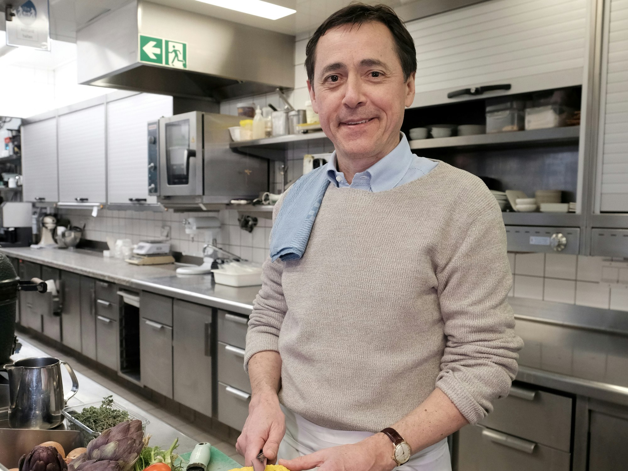 Kölner Gastronom Vincent Moissonnier im Restaurant  Le Moissonnier