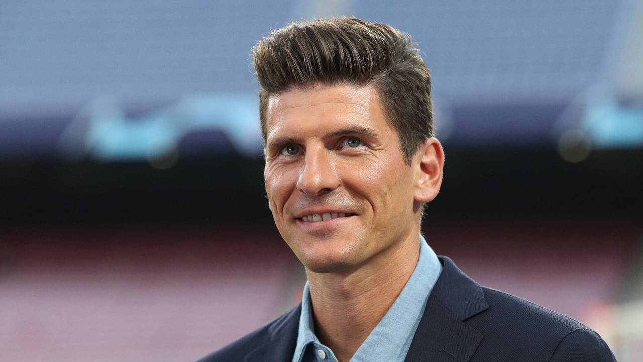 Experte Mario Gomez beim Spiel FC Barcelona gegen Bayern München.